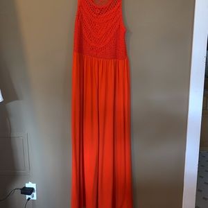 Orange Maxi Dress